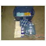 Asst. Blankets in 30 Gal. Storage Tote. Asst. Blankets in 30 Gal. Storage Tote.