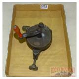 Antique Hand Crank Bench Grinder. Antique Hand Crank Bench Grinder.