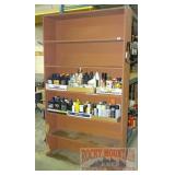 Brown Particle Board Shelf. Brown Particle Board Shelf.