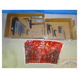 Large Assortment of Allen Wrenches. Large Assortment of Allen Wrenches.