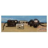 3 Digital & 1 Film Cameras. 3 Digital & 1 Film Cameras.