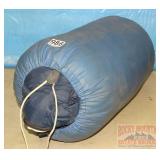 Blue Backpacking Sleeping Bag.