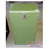 Green Metal File Box-Office Organizer.