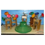 Large X-Mas Tree Stand & Outdoor Lights. Large X-Mas Tree Stand & Outdoor Lights.