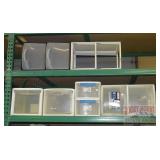 5 Asst. Plastic Organizers & 1 Frame.