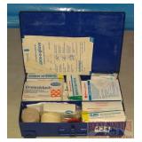 Johnson & Johnson First Aid Kit W/ Contents. Johnson & Johnson First Aid Kit W/ Contents.