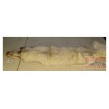 Tanned Animal Hide W/ Light Fur. Tanned Animal Hide W/ Light Fur.