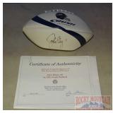 John Elway Autographed Football W/ COA.