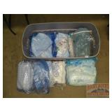 Asst. Blankets in 54 Gal. Storage Tote. Asst. Blankets in 54 Gal. Storage Tote.