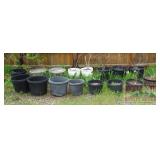 Large Assortment of Planters & Pots. Large Assortment of Planters & Pots.