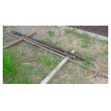 2 Long Pieces of All-Thread, Scaffolding Braces & 2 Long Pieces of All-Thread, Scaffolding Braces &
