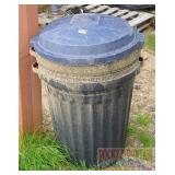 2 Trash Cans & 1 Lid. 2 Trash Cans & 1 Lid.