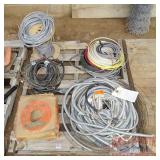 Pallet with Assorted Wire.