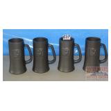 4 Playboy Steins. 4 Playboy Steins.