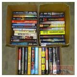 2 Boxes of Hard Back Novels. 2 Boxes of Hard Back Novels.