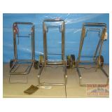 3 Folding Luggage Carts.