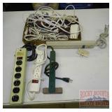 4 Power Strips & Asst. Extension Cords. 4 Power Strips & Asst. Extension Cords.