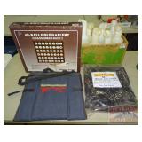 Golf Ball Rack, Club Cover & More. Golf Ball Rack, Club Cover & More.