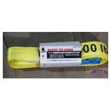 New Boxer 2'X6' Yellow Sling W/ Double Flat Loop.