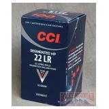 10 Boxes, 50 CCI 22LR Segmented HP Cartridges.