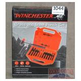 New Winchester rass & Steel Punch Set in Case.