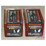 2 Boxes, 50 Win Varmint .22 WM Cartridges.