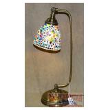 Beautiful Hand Made Mosaic Desk Lamp.