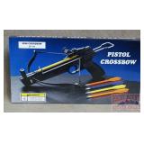 New Pistol Crossbow W/ 4 Bolts.