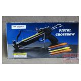 New Pistol Crossbow W/ 4 Bolts.