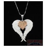 Montana Silversmiths Sterling Heart Pendant.