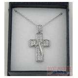 Montana Silversmiths Threaded Cross Pendant.