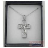 Montana Silversmiths Threaded Cross Pendant.