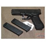 Glock 22 Gen-4 .40 S&W SA Pistol, Night Sights