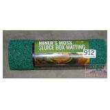 New 12'X36' Miner's Moss Sluice Box Matting.