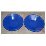 2 Blue 12' Gold Pans.