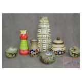 Pottery Vases, Jars, Covered Dishes & More.