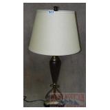 Fancy Scrolled Metal Table Lamp W/ Shade.