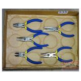 5 Piece Pliers Set, New.