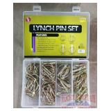 New 50 PC Lynch Pin Set in Case.