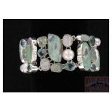 Beautiful Multiple Gem Set Bracelet.