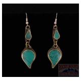 Turquoise Drop Earrings.