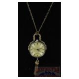 Vintage Style Quartz Watch Pendant.