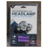 New Rechargeable LED Headlamp.