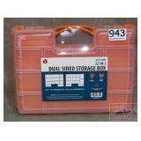 New Dual Sided Storage Box W/ 32 Compartments.