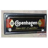 Framed 'Copenhagen' Advertising Sign.