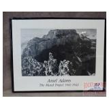 Ansel Adams 'Mural Project' Framed Print.