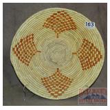 Beautiful Hand Woven Native Am. Style 14' Basket.