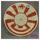 Beautiful Hand Woven Native Am. Style 14' Basket.