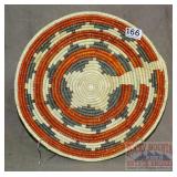 Beautiful Hand Woven Native Am. Style 14' Basket.