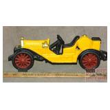 Cast Iron Yellow  Roadster Doorstop.